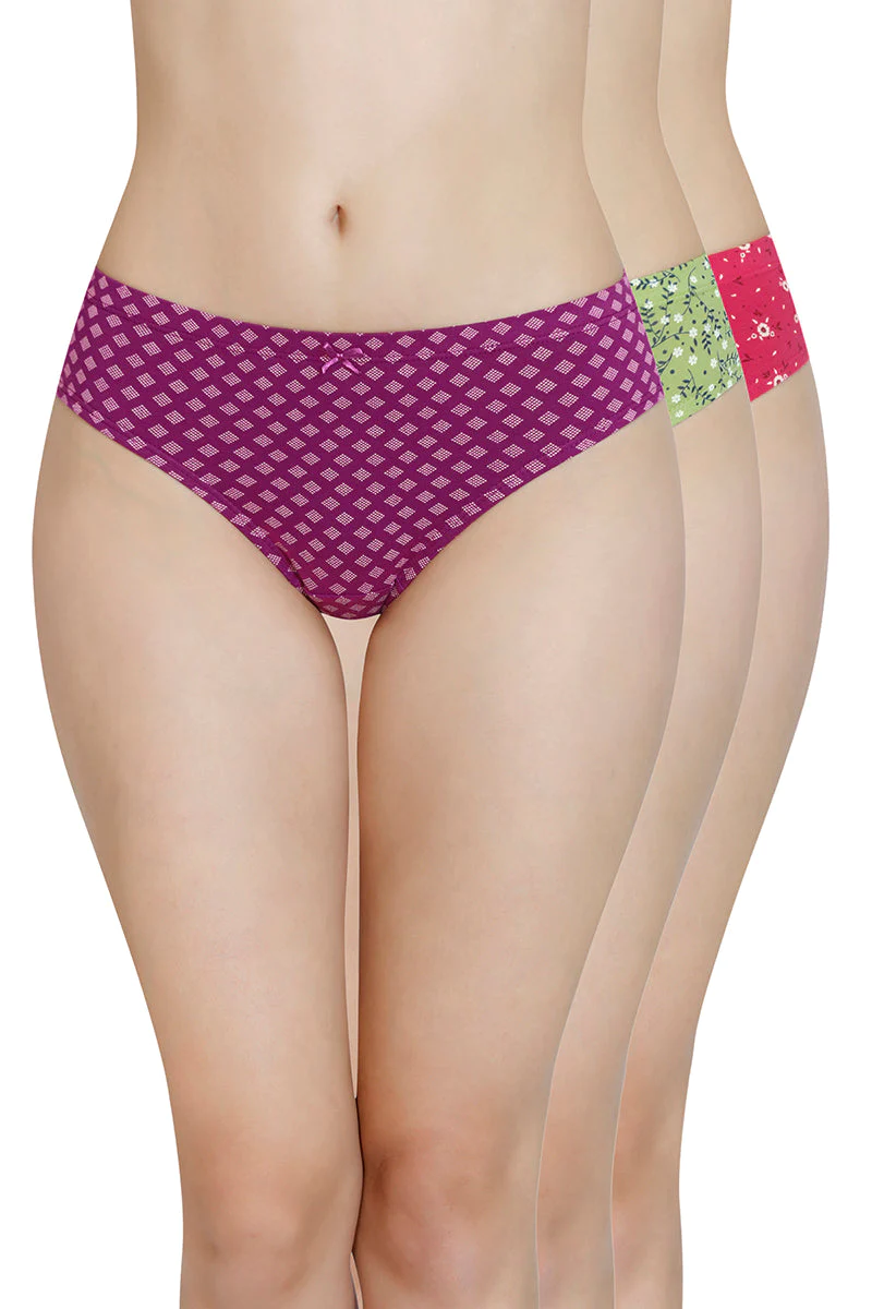 Amante  Inner Elastic Waistband Bikini Panty (Pack of 3)-B059