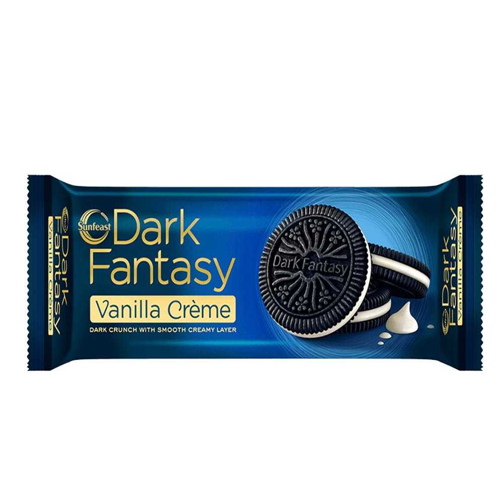 Sunfeast Dark Fantasy Vanilla Crème Biscuits 100g