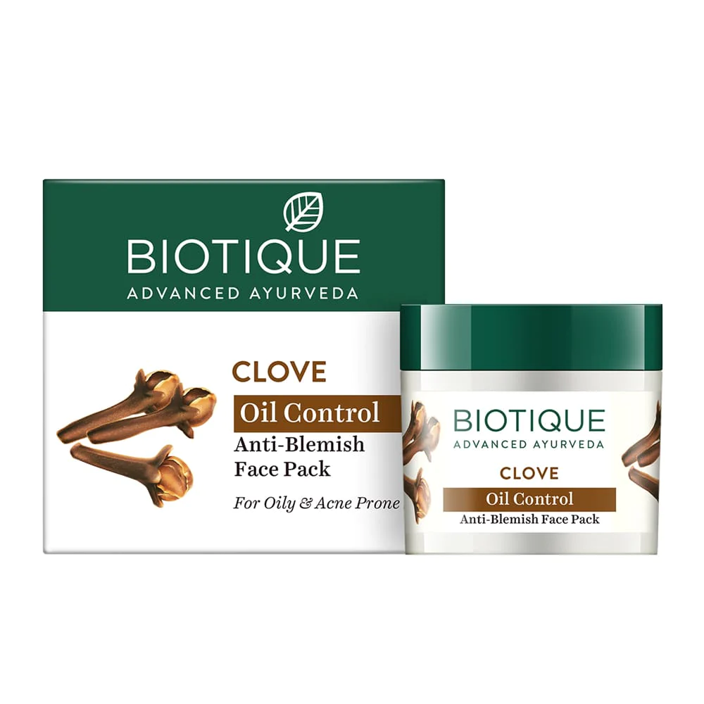 Biotique Clove Oil Control Anti-Blemish Face Pack 75g