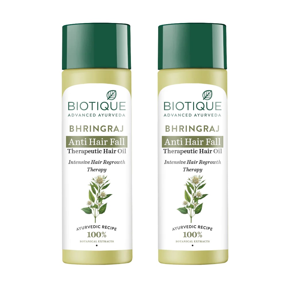 Biotique Pack Of 2 Bhringraj Growth Hair Oil