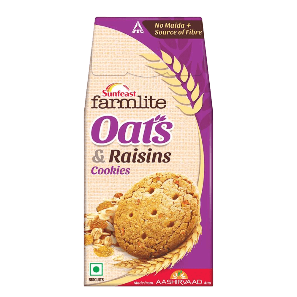 Sunfeast Farmlite Oats and Raisins, 150g