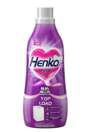 Henko Matic Liquid Detergent - Top Load With Nano Fibre Lock Technology,  1 L