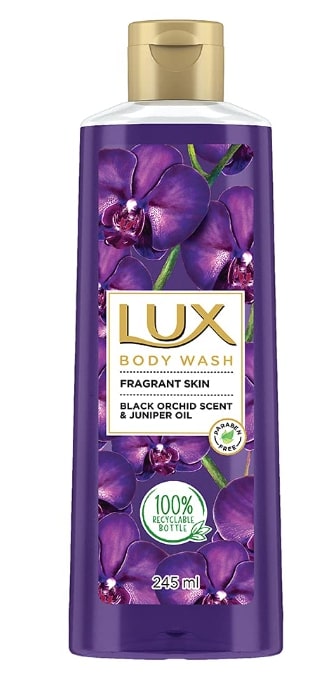 Lux Body Wash For Fragrant Skin - Black Orchid Scent & Juniper Oil  245 ml