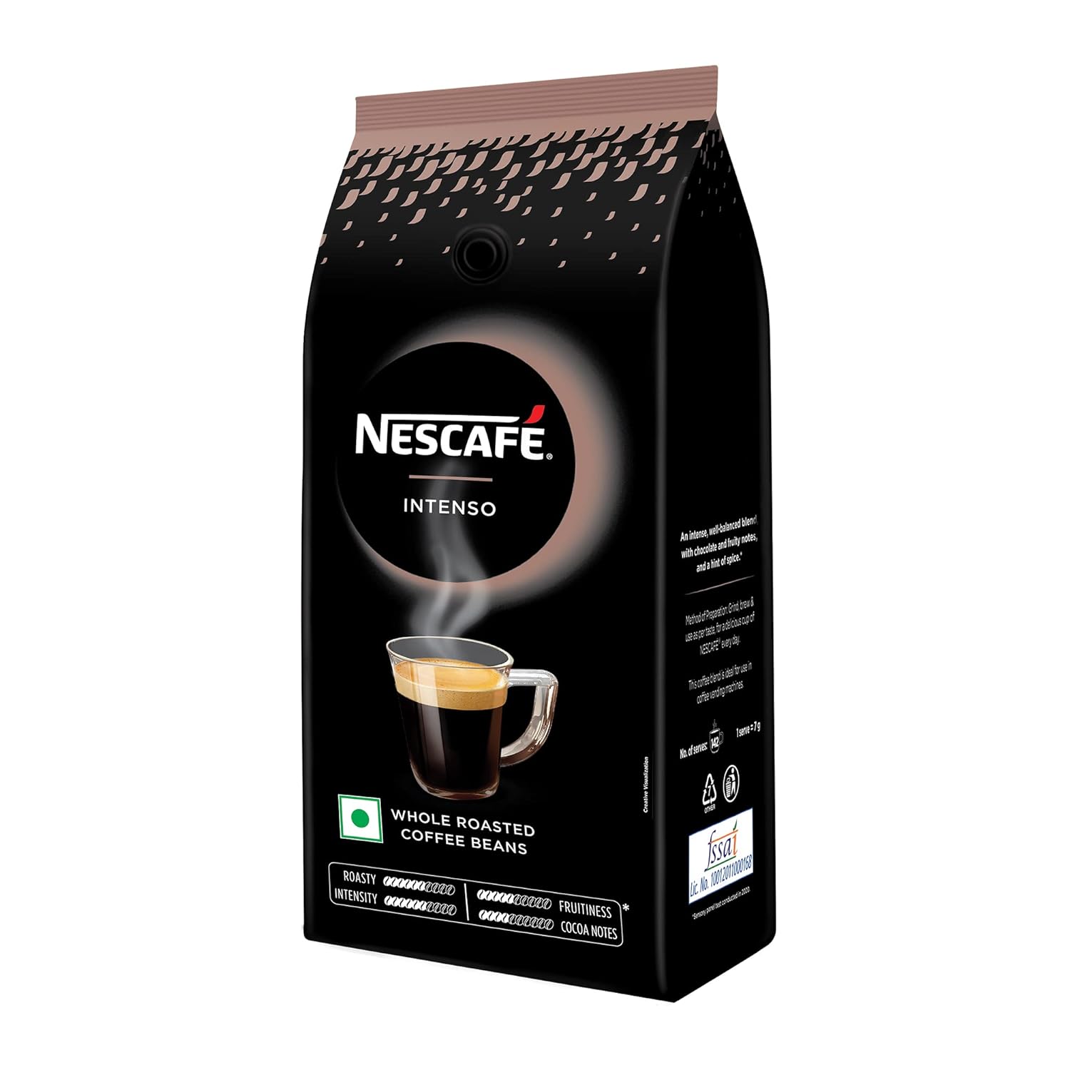 Nestle NESCAFÉ Intenso, 1Kg (Whole Roasted Coffee Beans)