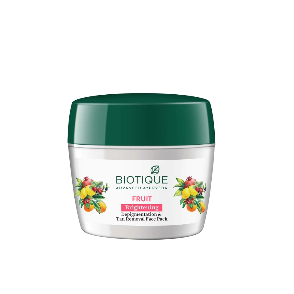 Biotique Fruit Brightening Depigmentation & Tan Removal Face Pack