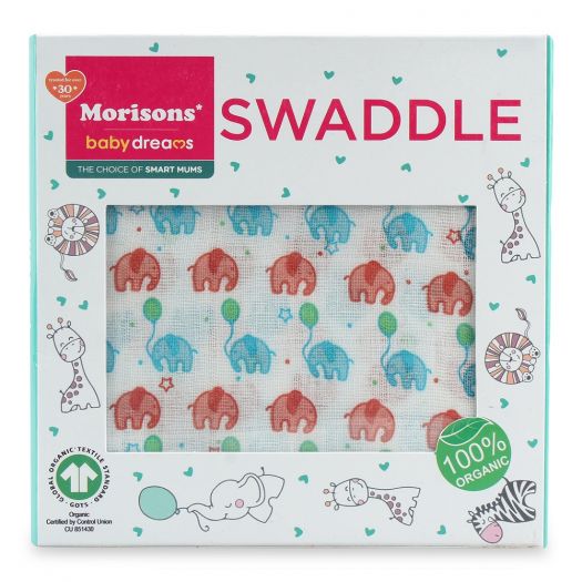 J L Morison Swaddle - Elephant