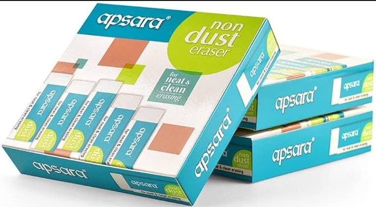 Apsara Non Dust Jumbo Eraser Pack Of 20