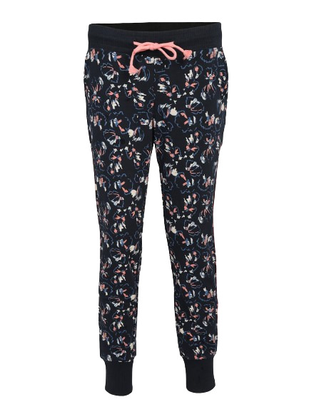 Jockey Girl's Super Combed Cotton French Terry Fabric Printed Slim Fit Joggers with Side Pockets