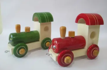 Wooden Engine Train Toy - Shree Channapatna Toys