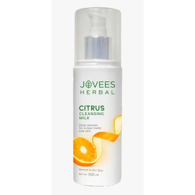 Jovees Citrus Cleansing Milk with Lemon Peel Extract and Almond