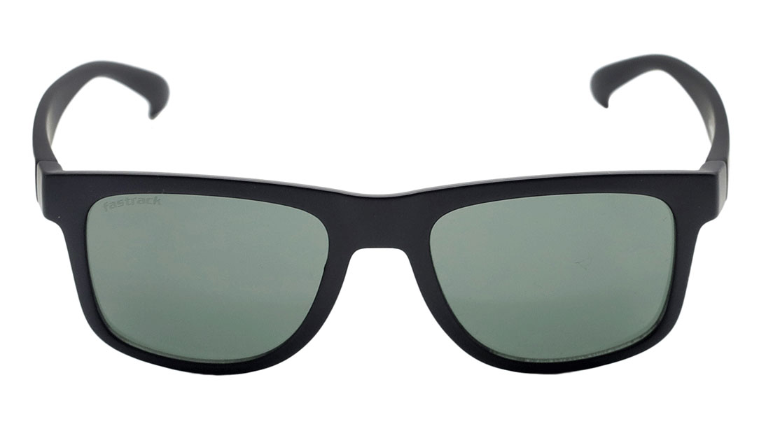 FASTRACK Black Square Men Sunglasses (P424GR3|53)