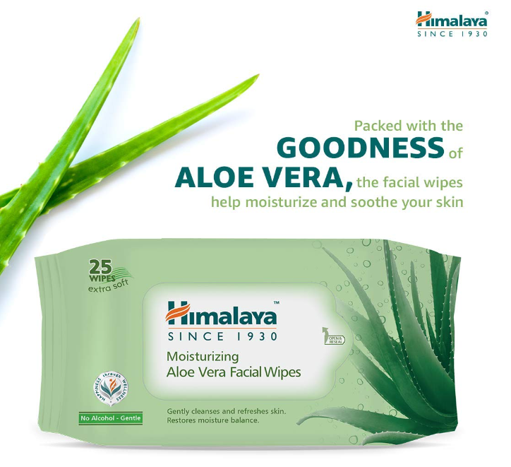 Himalaya  Moisturizing Aloe Vera Facial Wipes