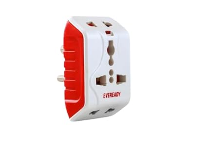 Eveready Electrical Accessories 3 Pin Multiplug Adapter With Led Indicator - MP01