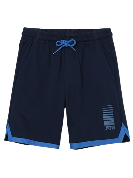 Boys Super Combed Cotton Rich Shorts with Pockets and Comfortable Waistband - Navy