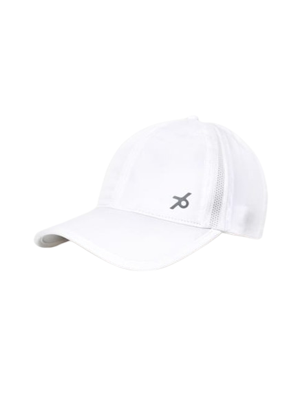 Polyester Solid Cap with Adjustable Back Closure and Stay Dry Technology - White