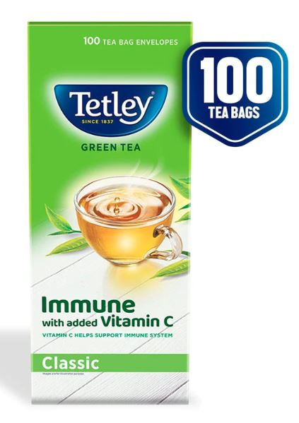 Tetley Green Tea| Classic| 100 Tea Bags