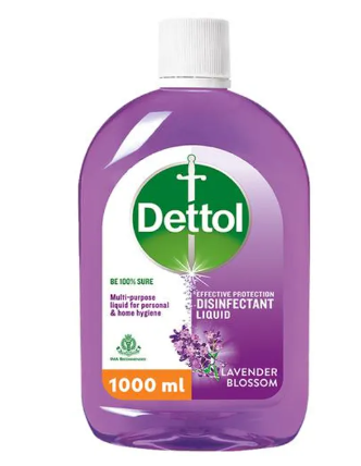 Dettol Liquid Disinfectant Floor and Surface Cleaner - Lavender Blossom, 1 L