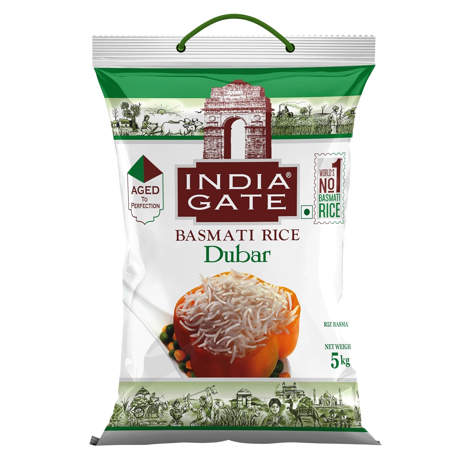 India Gate Basmati Rice Dubar 5 kg