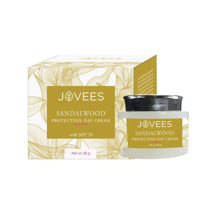 Jovees Sandalwood Protection Day Cream |Oily, Sensitive Skin | SPF 20 50g