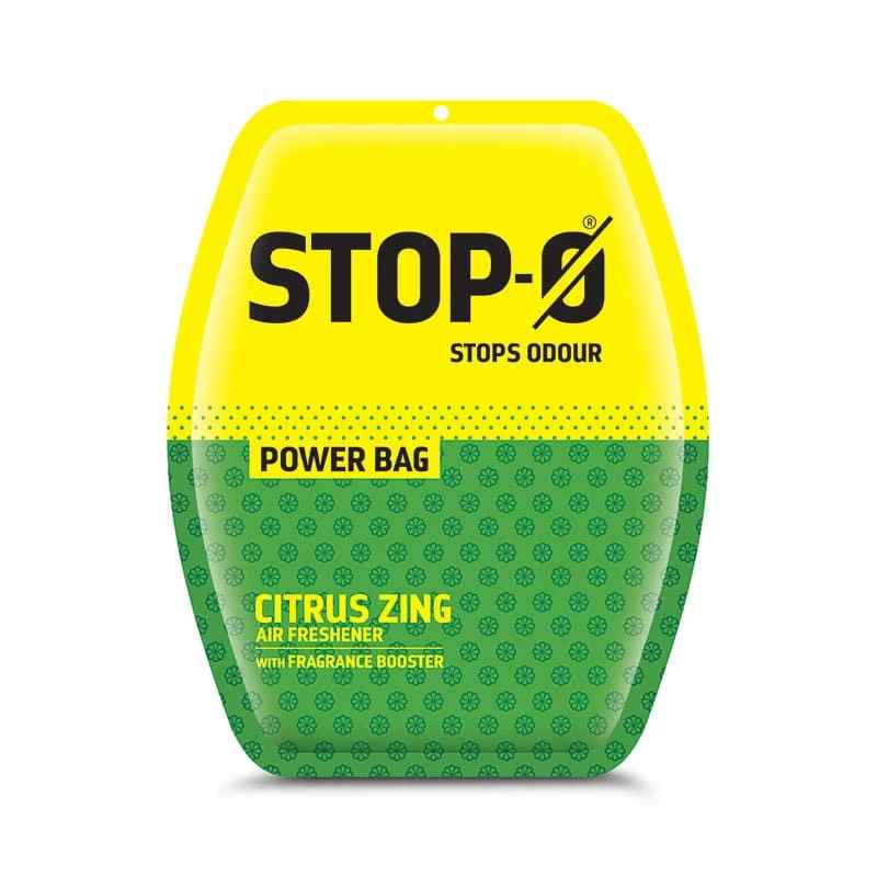 Stop-O Power Bag Air Freshener 10 gms - Citrus Zing