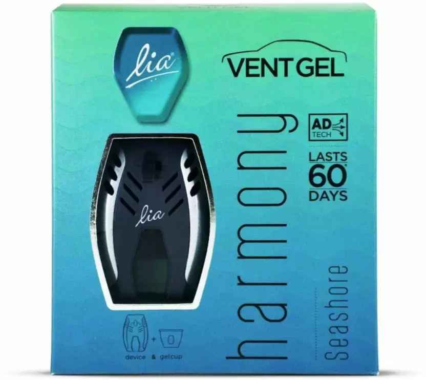 Lia Seashore (Invigorate),Vent Gel Car Freshener (10 g)