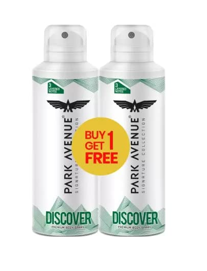 Park Avenue Signature Collection - Discover Perfume Body Spray Combo Pack (Buy 1 Get 1)