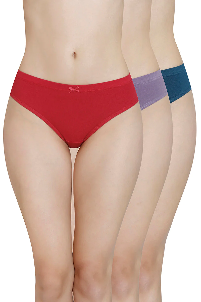 Amante  Inner Elastic Waistband Bikini Panty (Pack of 3)