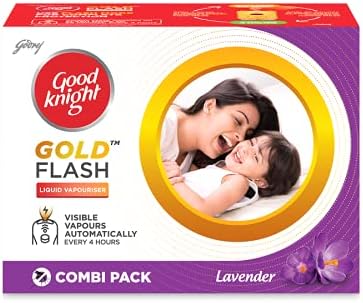 Good Knight Gold Flash Lavender Machine + Refill 45ml