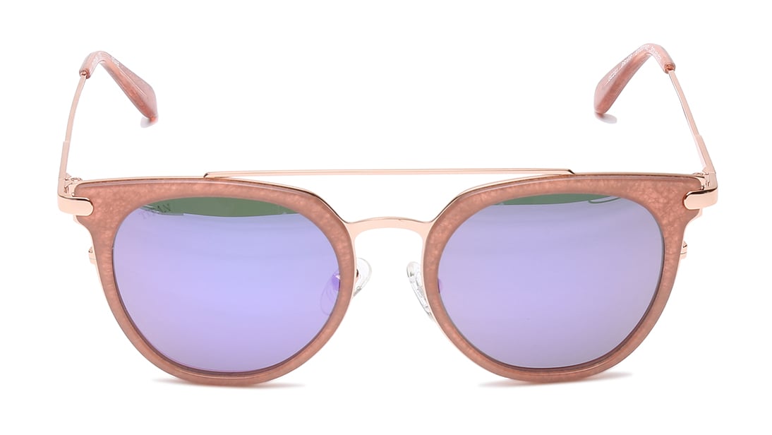 TITAN Pink Gold Cateye Titan Women Sunglasses (GC281PR1FP|51)