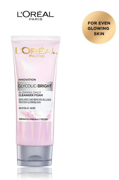 L’Oréal Paris Glycolic Bright Daily Foaming Face Cleanser
