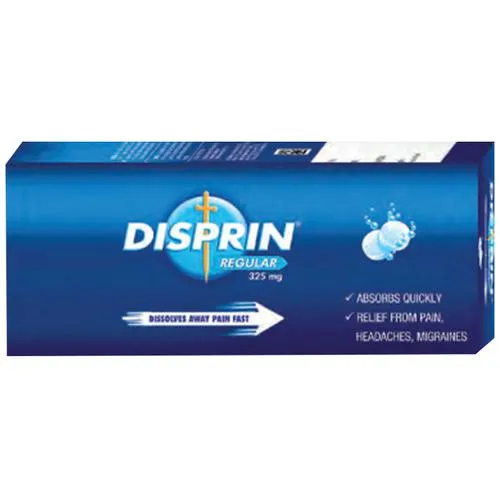 Disprin Regular 325 mg Tablet - Provides Relief From Pain, Headache