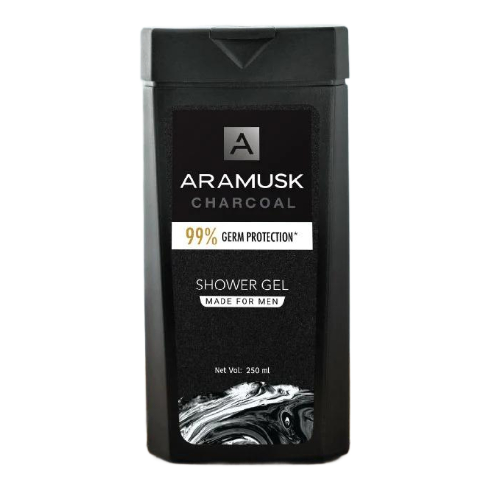 Aramusk Charcoal Shower Gel