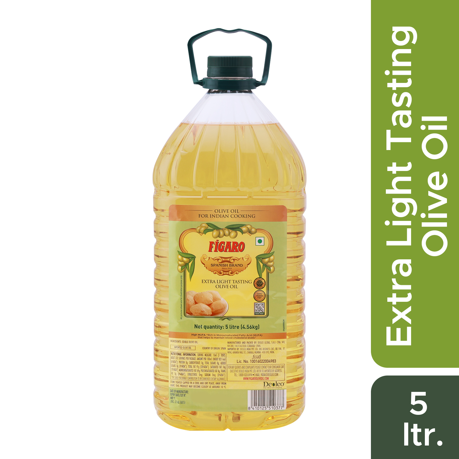 Figaro extra light tasting olive oil – 5L PRODUCT ID: 3629