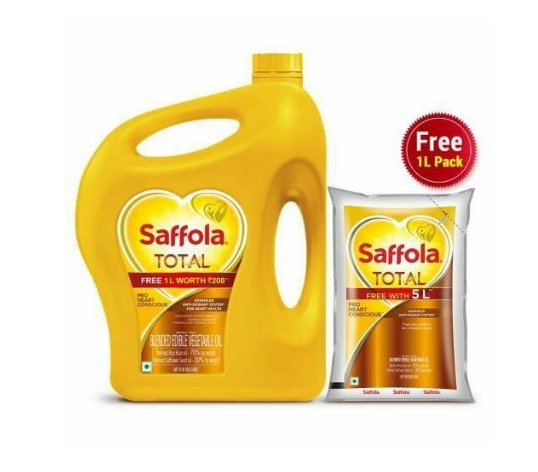 Saffola Total (5L + 1L Free)