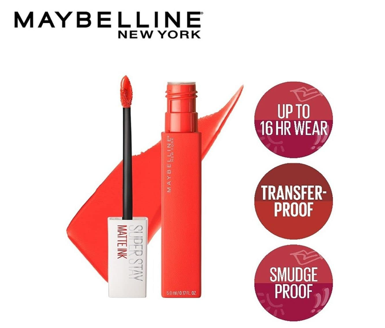 Maybelline  Liquid Superstay Matte Lipstick Red Shades