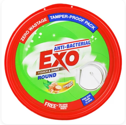 Exo Touch & Shine Ginger Twist Anti-Bacterial Dishwash Bar 250 g