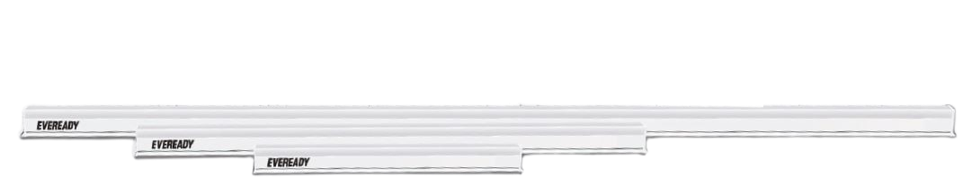 Technical Brilliance: Eveready 10W LED batten boasts a CRI >80, PF of 0.9, and a length of 2 feet, ensuring top-notch performance in various spaces. With a powerful 1000lm output, it delivers ample br