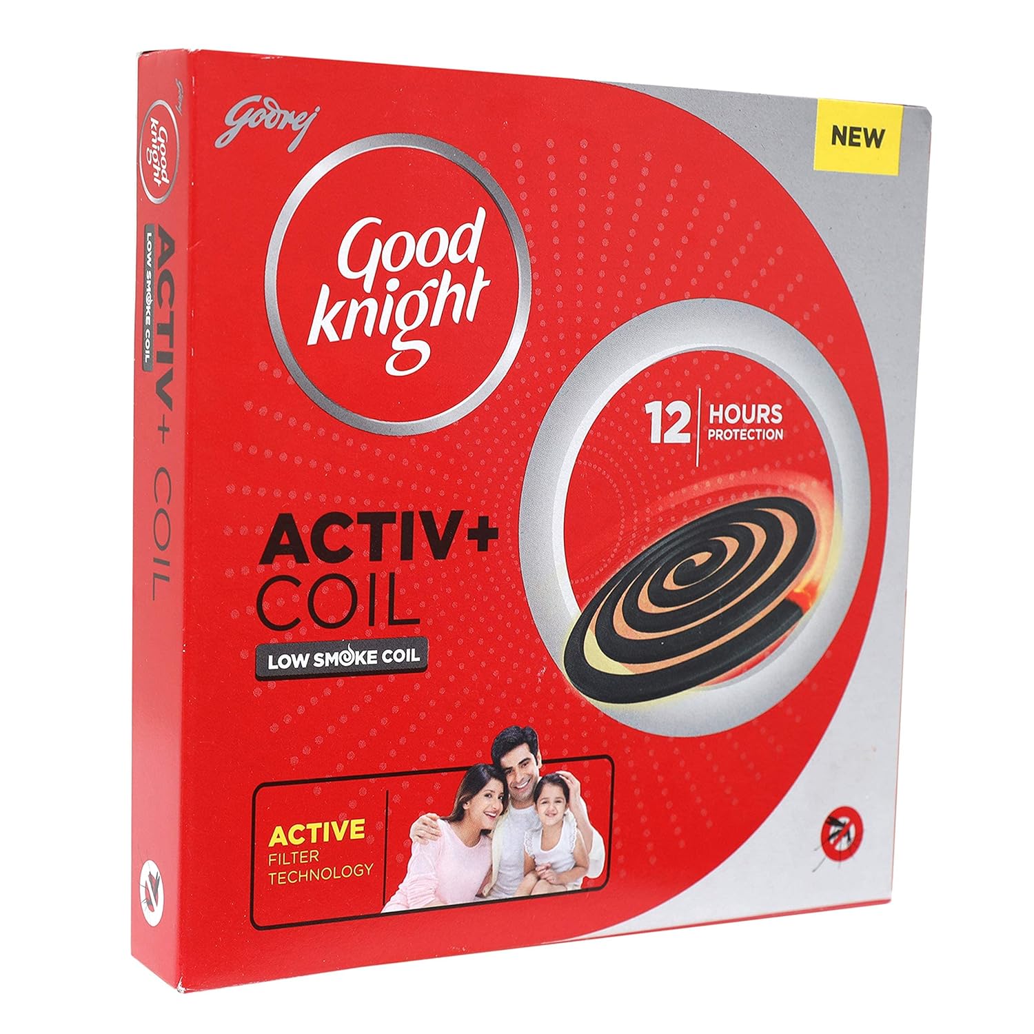 Godrej Good Knight Activ+ Low Smoke Coil - Pack of 10