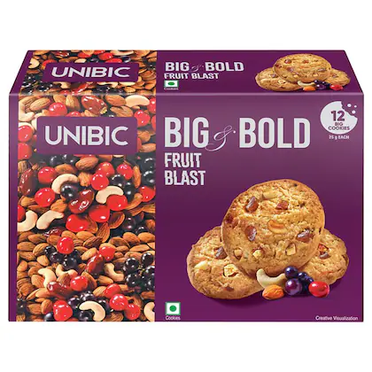 Unibic Big & Bold Fruit Blast Cookies 300 g