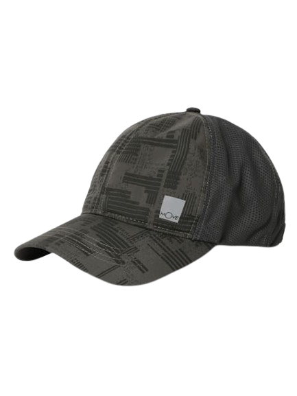 Polyester Printed Cap with Adjustable Back Closure and Stay Dry Technology - Deep Oliv