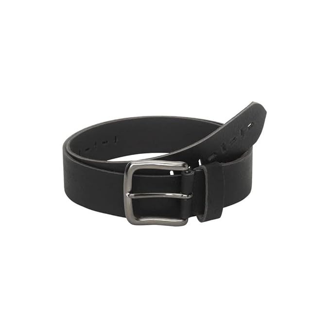 Fastrack Buckle Closure Mens Leather Casual Belt (BLACK, FREE SIZE)
