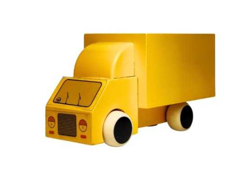Wooden Push/Pull Truck Toy (1 No.) - Shree Channapatna Toys