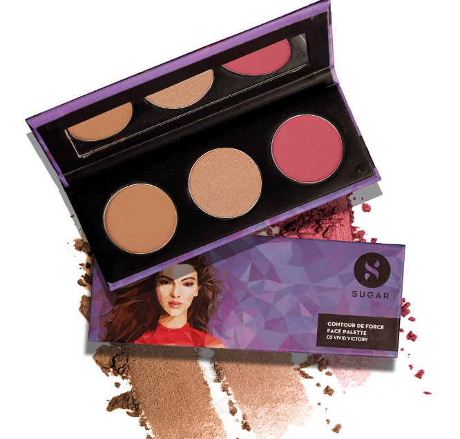 Sugar Contour De Force Face Palette - 02 Vivid Victory