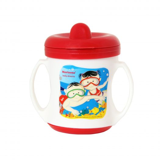 J L Morison Poochie Feeding Cup - Red