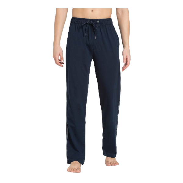 Jockey Men's Super Combed Cotton Rich Regular Fit Trackpants with Side Pockets