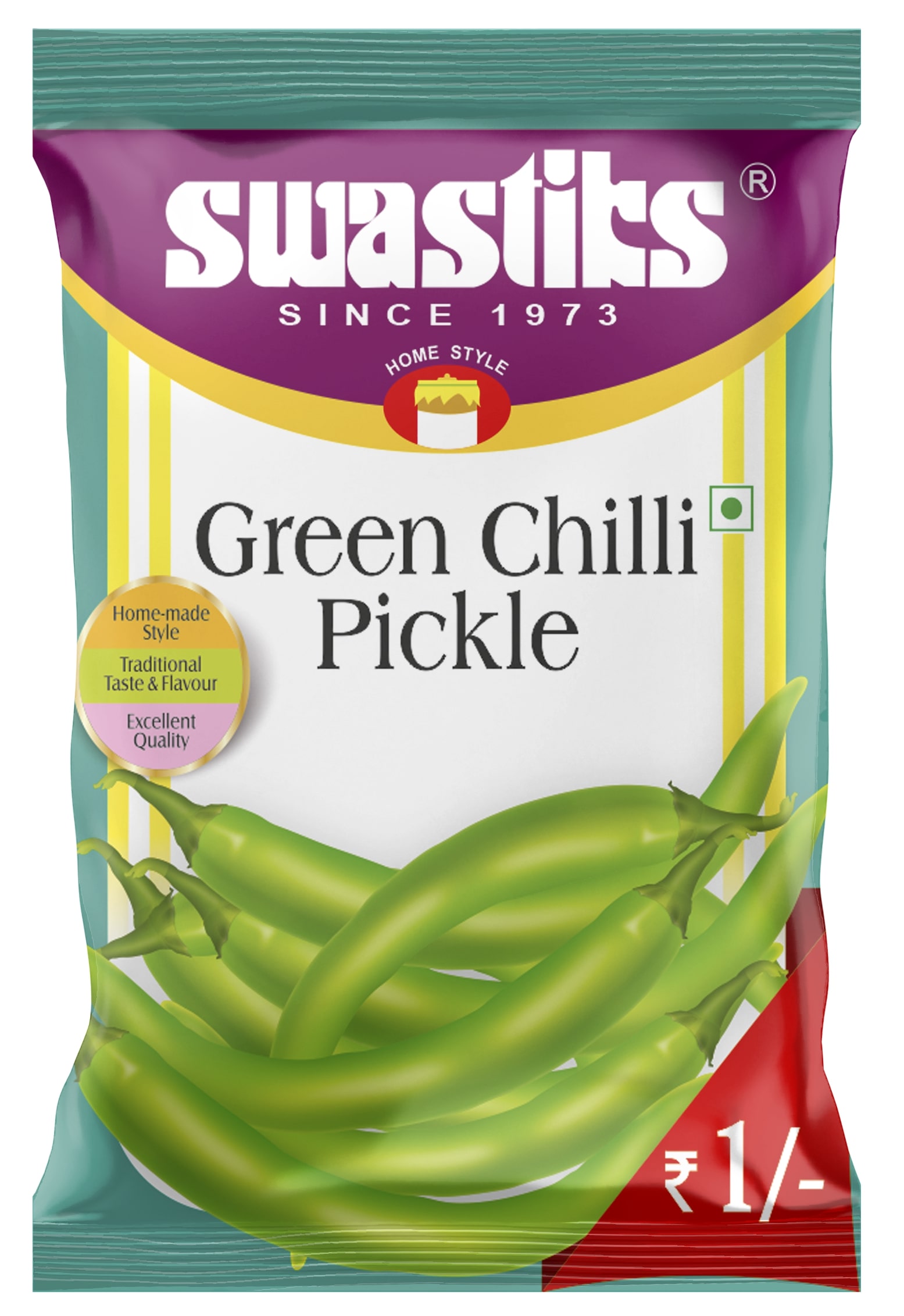 Swastiks Green Chilli Pickle
