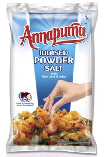 Annapurna Iodised Powdered Salt 500g