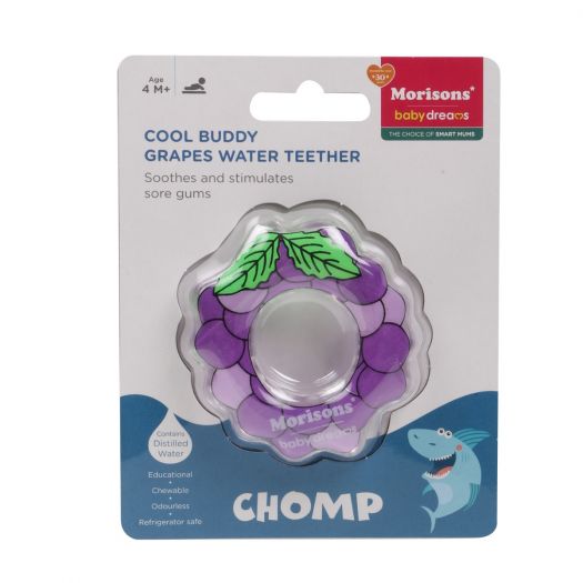 J L Morison Cool Buddy Toy Teether - Grape