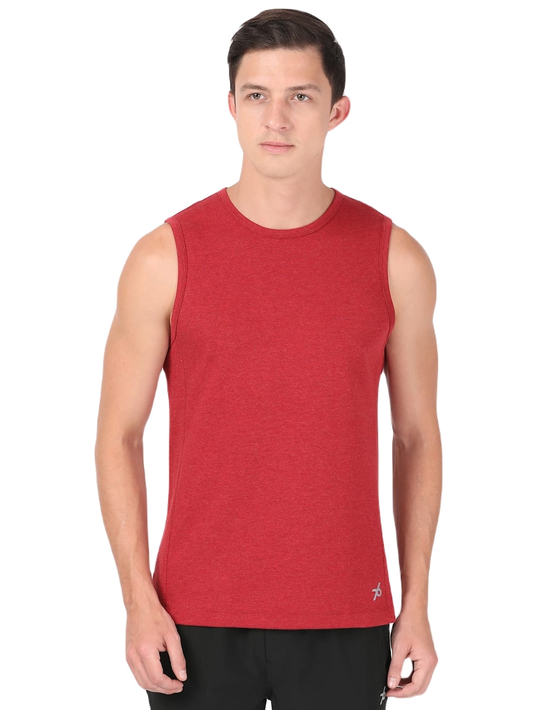 Jockey Men's Super Combed Cotton Blend Breathable Mesh Sleeveless Muscle Tee with Stay Fresh Treatment