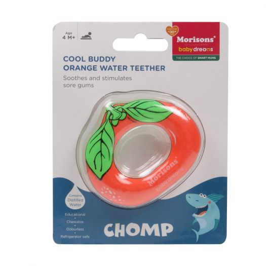 J L Morison Cool Buddy Toy Teether - Orange